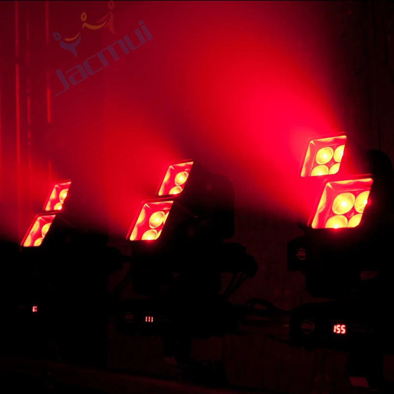 

New Stage Lights 4*10w RGBW 4in1 LED Zoom Moving Head Light For Disco DJ Wedding Lighting