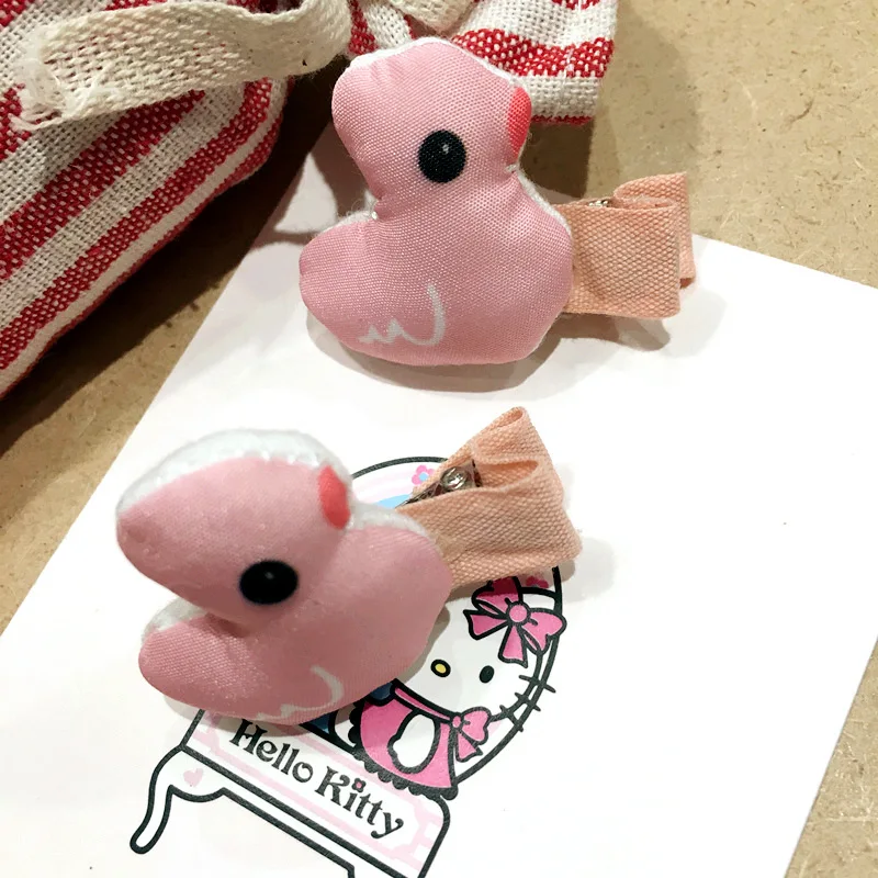 Заколки для волос в Корейском стиле ручной работы маленькая желтая шпилька