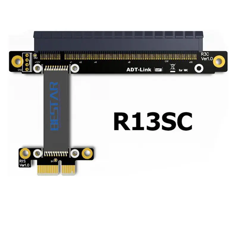 PCI E 3 0 1x до 16x Райзер PCIe x16 x1 Удлинительный кабель 25 см 35 45 55 60 Express Gen3 8 Гбит/с высокая