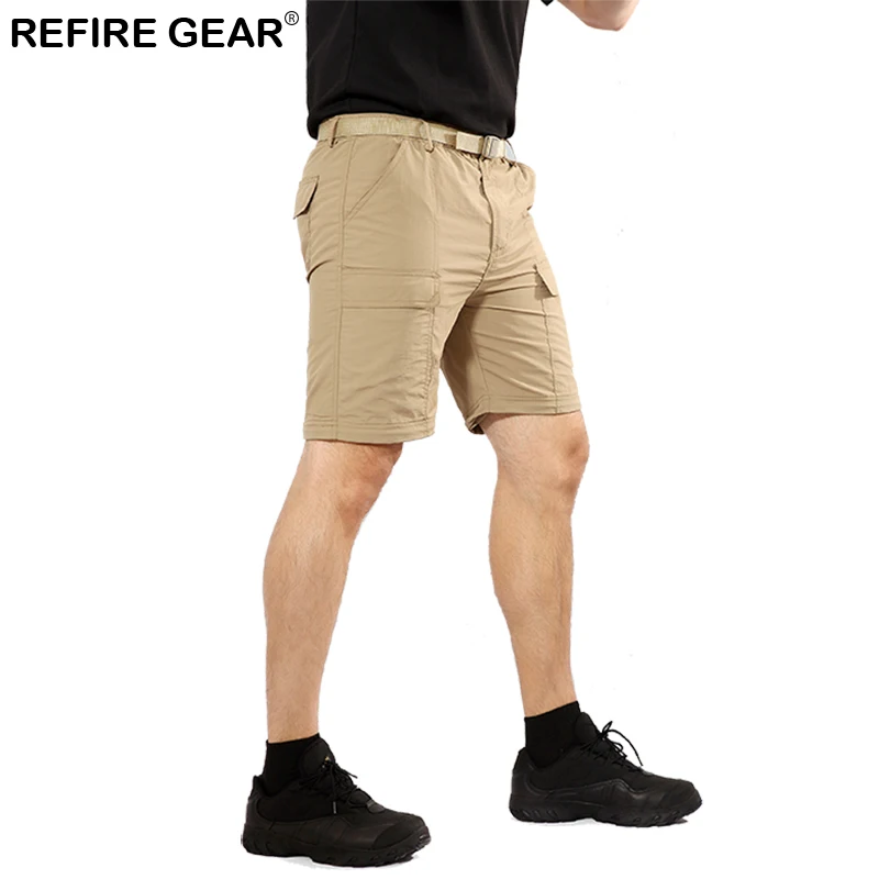 Мужские тактические брюки ReFire Gear легкие быстросохнущие камуфляжные для походов