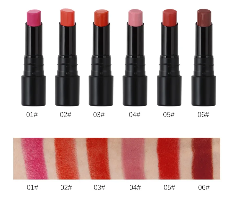 Стойкая матовая помада-карандаш для губ Red Lips Makeup 6 цветов водостойкая стойкая губная помада в Корейском стиле