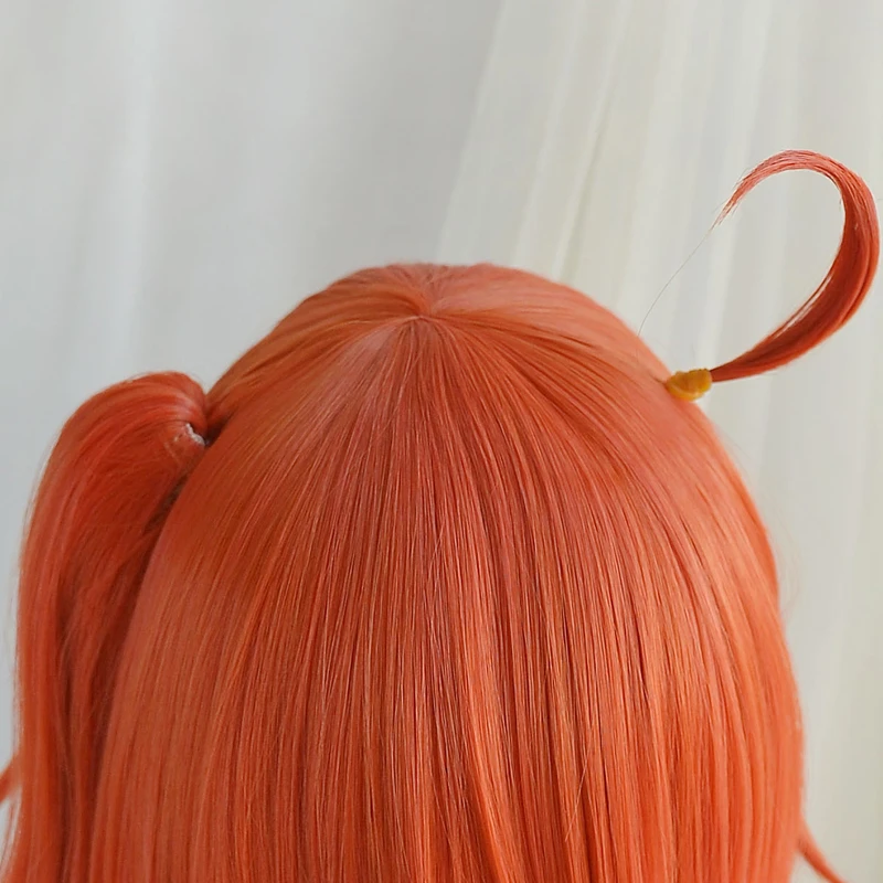 FGO Fujimaru Ritsuka косплей парик Оранжевый базовый косичка синтетические волосы для