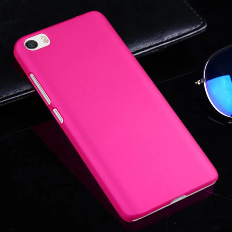 Rose Red Матовый пластиковый чехол 5,15 для Xiao mi 5 чехол для Xiao mi 5 mi 5 M5 Pro Prime High Edition чехол-лента на заднюю панель - Цвет: Rose Red
