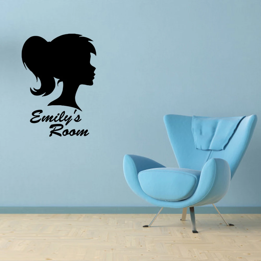 

Girl Art Vinyl Wall Stickers Home Decoration Living room Bedroom Wall Decals Murals JG2733