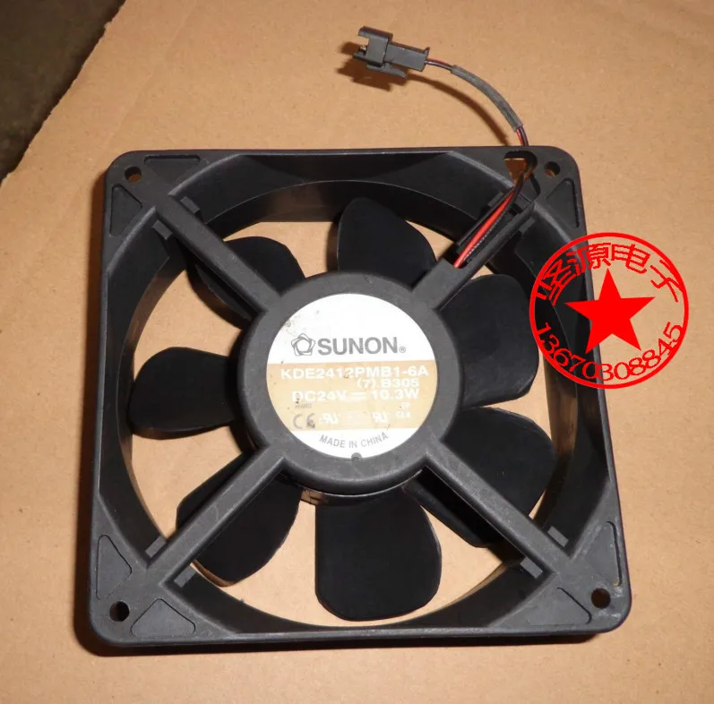 SUNON KDE2412PMB1-6A DC 24V 10,3 W 120x120x38 мм 2-провод Сервер вентилятор охлаждения