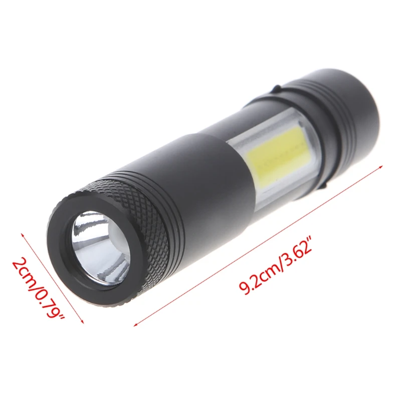 4 режима 12000 люмен мини фонарик XPE + COB Светодиодный фонарь лампа Penlight AA/14500
