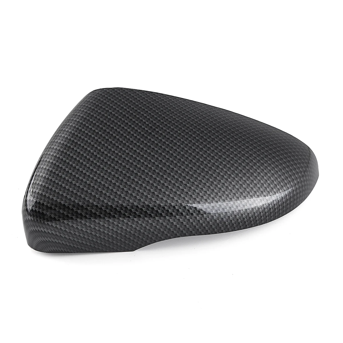 Carbon Look Left Для Volkswagen Touran для Golf MK6 2009 2010 2011 2012 2013 ABS углеродное волокно боковое крыло двери Зеркала заднего вида крышки - Цвет: Carbon Look Left