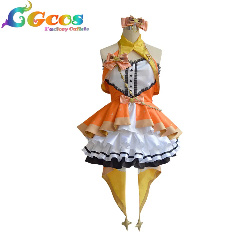 CGCOS Бесплатная доставка Косплэй костюм The idolmaster Золушка для девочек Узуки