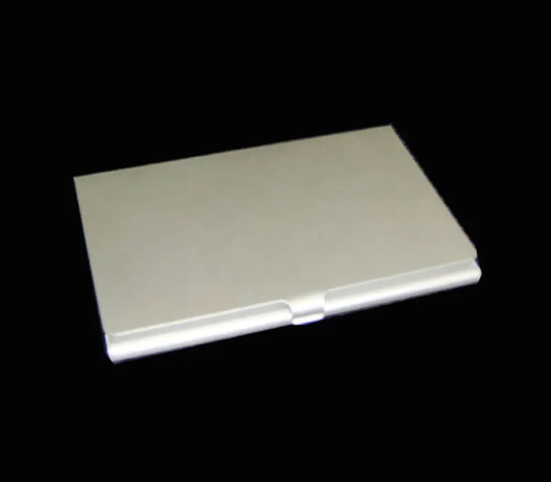 Серебряный карманный Бизнес ID кредитный чехол имя держатель для карт Чехол