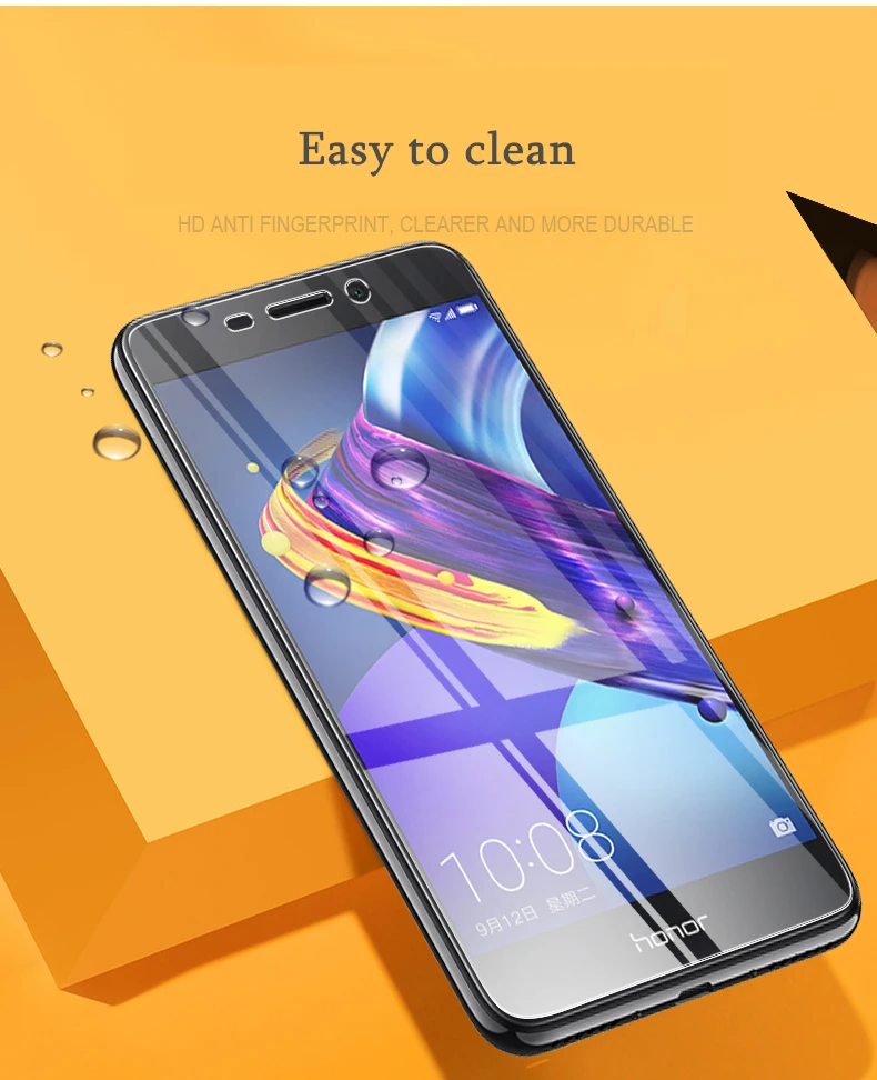 2 шт./лот закаленное стекло для huawei honor V9 Play honor 6C Pro защита экрана 9H стеклянная пленка для huawei honor v9 play 5,2''