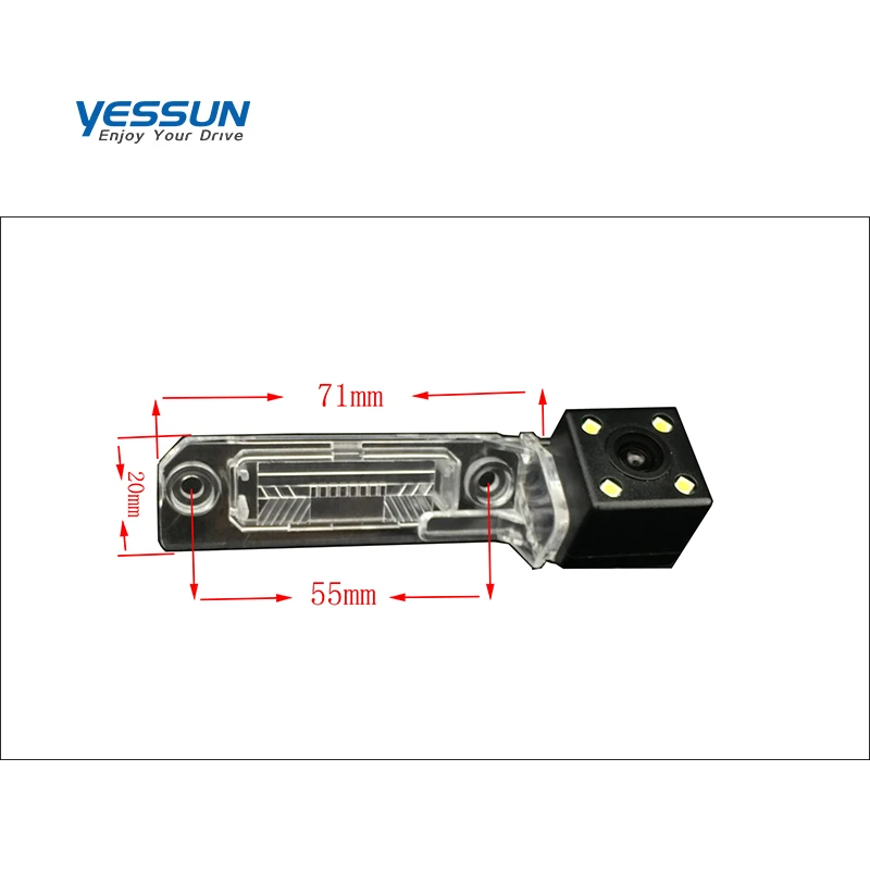 Yessun License plate rear camera For skoda superb B6 MK2 Seda wagon 2008~2015 Car Rear View Parking Assistance | Автомобили и