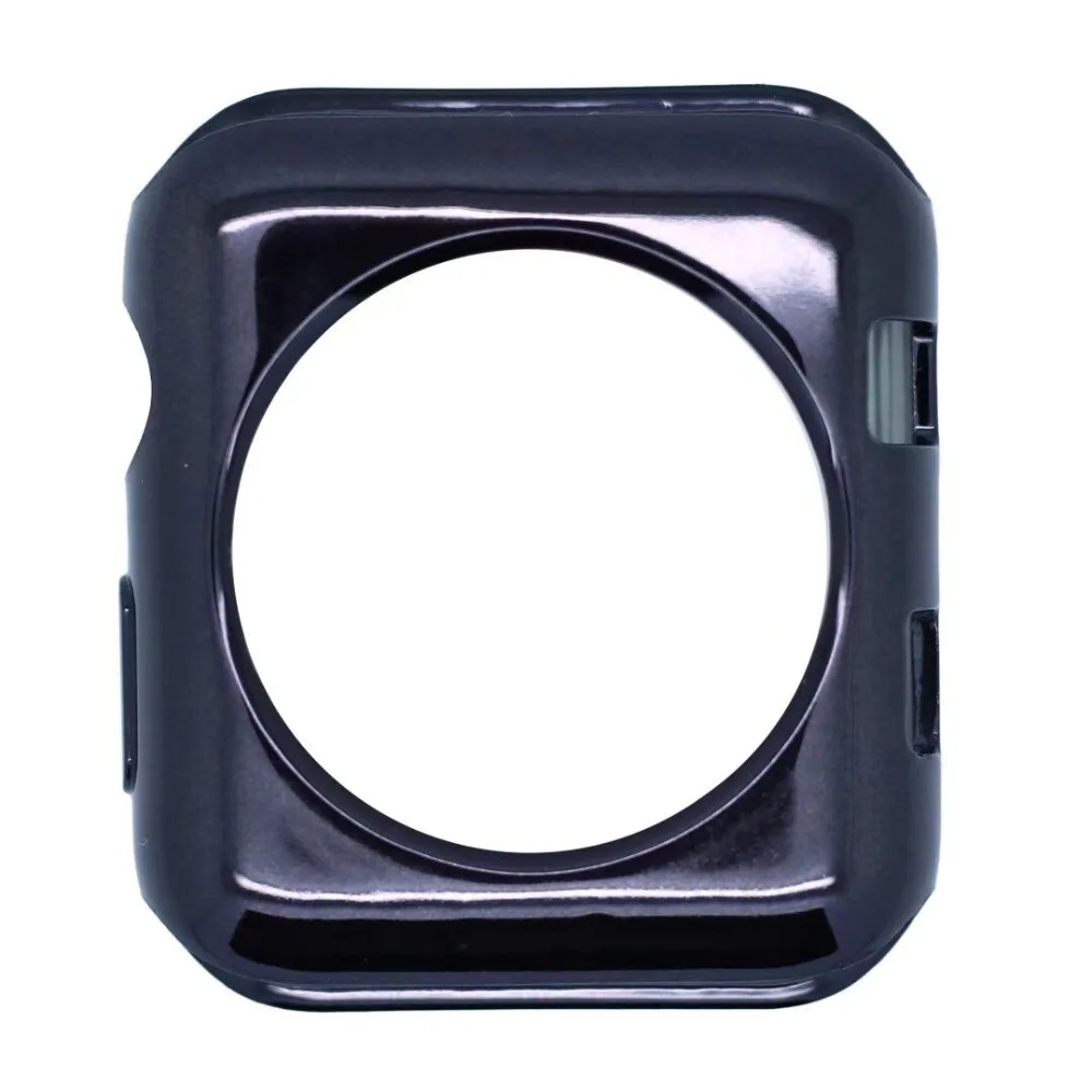 Для Apple Watch Case All Series 3 2 1 38 мм 42 устойчивый к царапинам мягкий гибкий из ТПУ