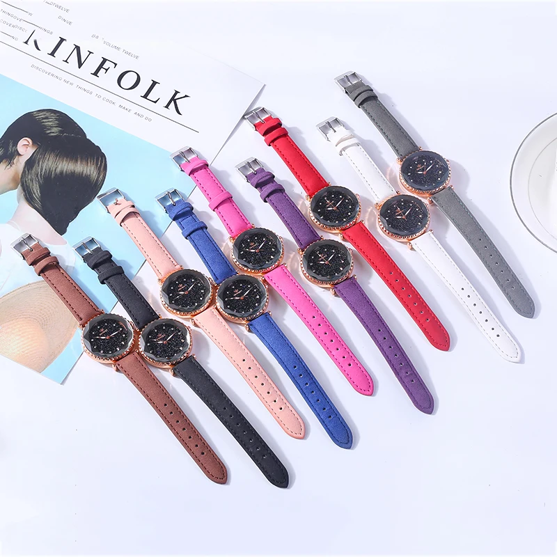 Relogio feminino 2019 women quartz watches cheap fashion watch luminous hands clock ladies leather bands montres femmes WH0396 | Наручные