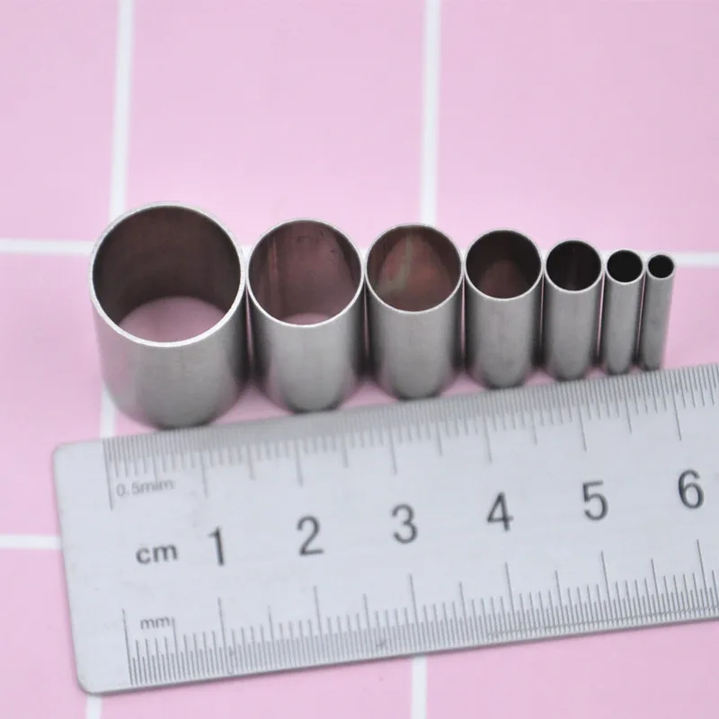 3 мм-16 мм нержавеющая сталь мини круглый резак для глины DIY Ceramica керамика Fimo Полимерная глина Klei Мандала точечные Инструменты 7 шт./лот