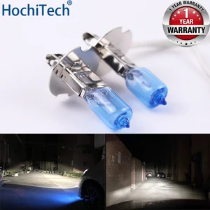 Car Headlight Super Bright Halogen Bulb 1PCS H3 12V 6000K Clear Fog Lights 3000Lm 100W Xenon Dark Blue Driving Lamp