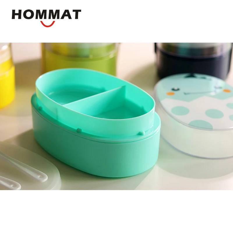 Милый мультфильм Kawaii японский Ланч бокс Bento с отсеками микроволновая печь