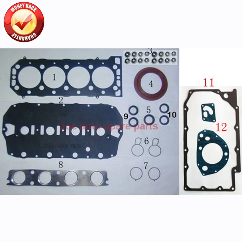 18K4G 18K4F Engine Full gasket set kit for MG MGF RD TF 135 TF 120 ROVER 75 RJ 200 RF 1.8L 1.8T 1995-09 LVQ000120 50186200
18K4G 18K4F Engine Full gasket set kit for MG MGF RD TF 135 TF 120 ROVER 75 RJ 200 RF 1.8L 1.8T 1995-09 LVQ000120 50186200