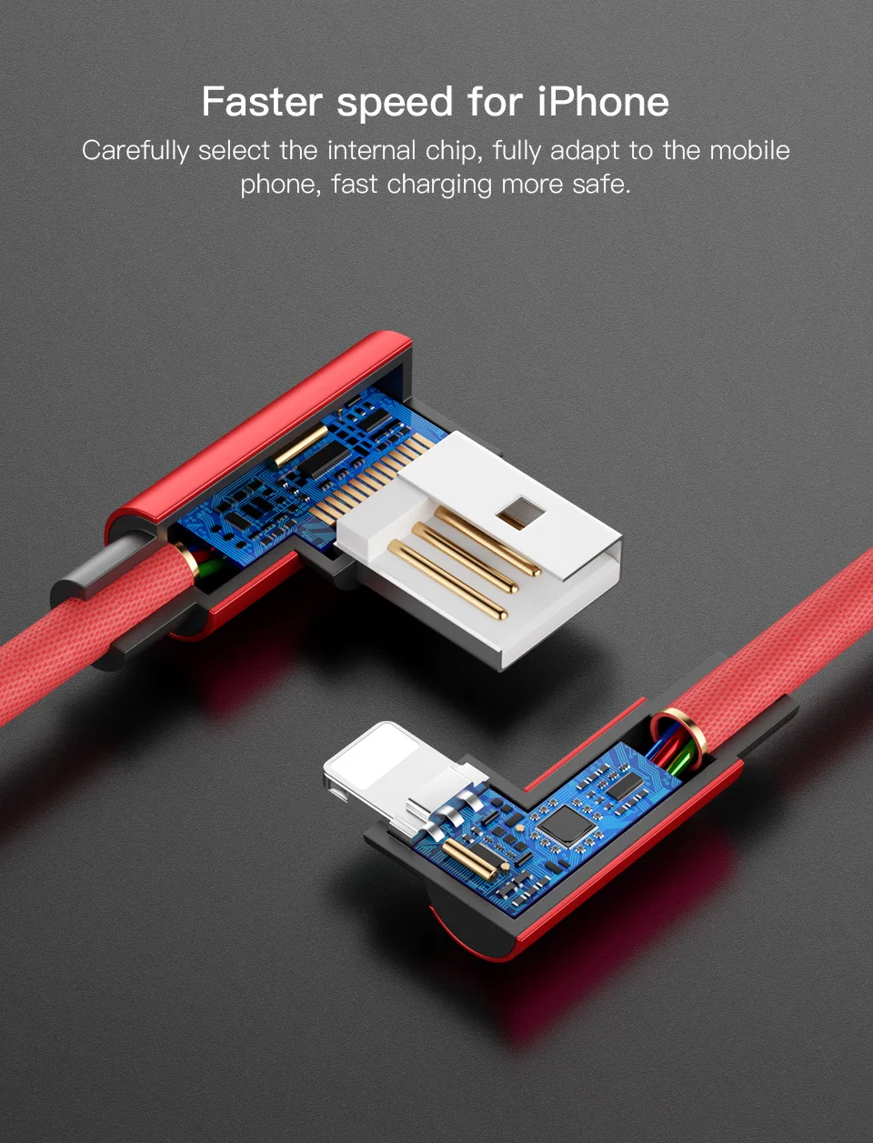 PZOZ Usb кабель 90 градусов для iphone зарядное устройство Шнур быстрой зарядки для iphone xs max 8 7 6s 6 s plus 5S 5 se кабель короткий провод