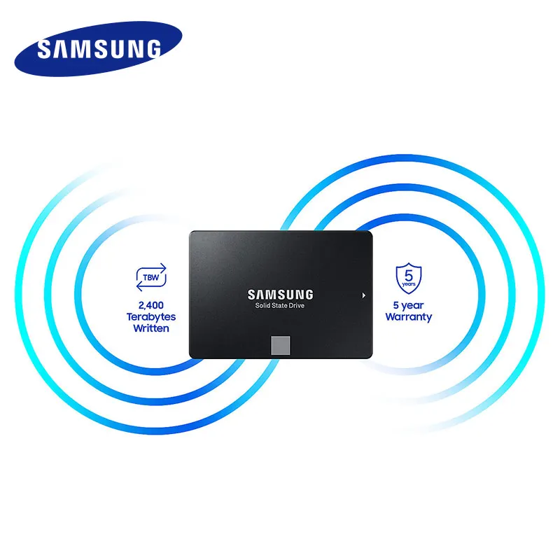SAMSUNG Внутренний твердотельный диск 860 EVO 250 ГБ 500 ноутбуков настольных ПК HDD жесткий