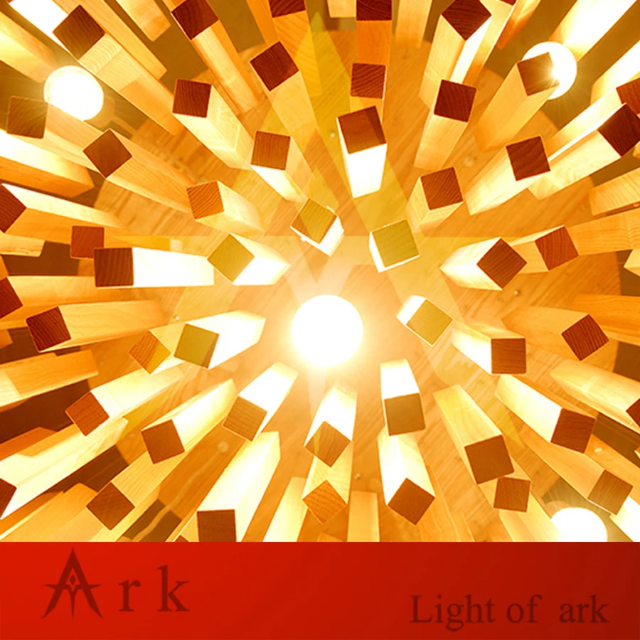 Ковчег свет креативный современный дизайн метеоритный дождь деревянная