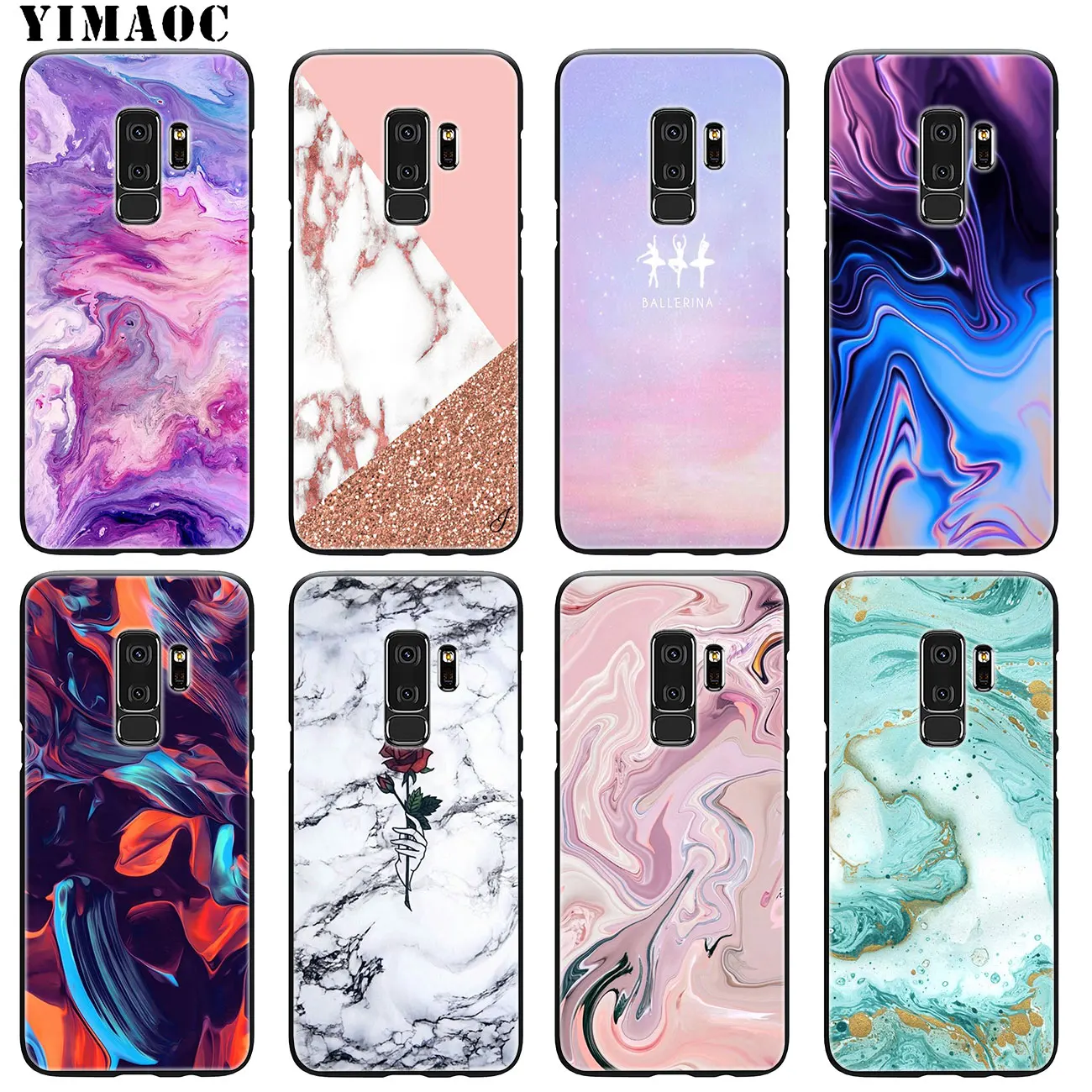 Мягкий силиконовый чехол YIMAOC для Samsung Galaxy S10 Plus S9 S8 S6 S7 Edge S10e E|Бамперы| |