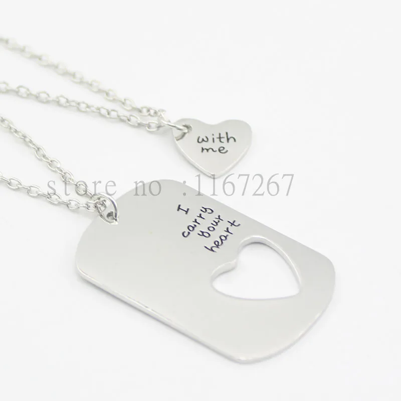2016 новое поступление &quotя ношу ваше сердце со мной&quot собачья бирка вырезанный