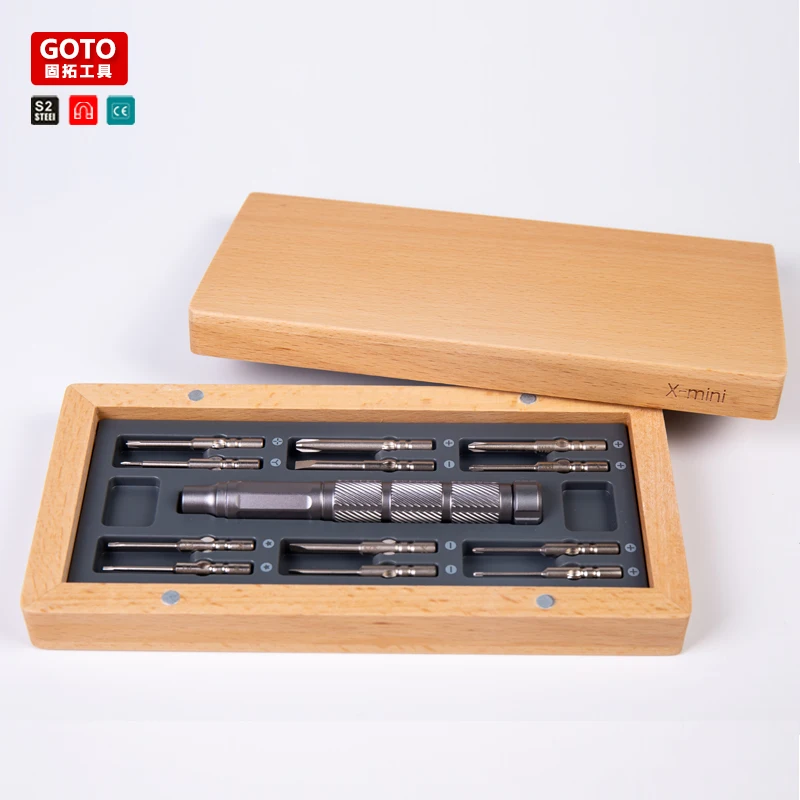 GOTO 24 in 1 X-mini Precision Screwdriver Bit Set Magnetic Y0.6 CC2.2 for Phone Repair Screw Driver Hand Tool Kit | Инструменты