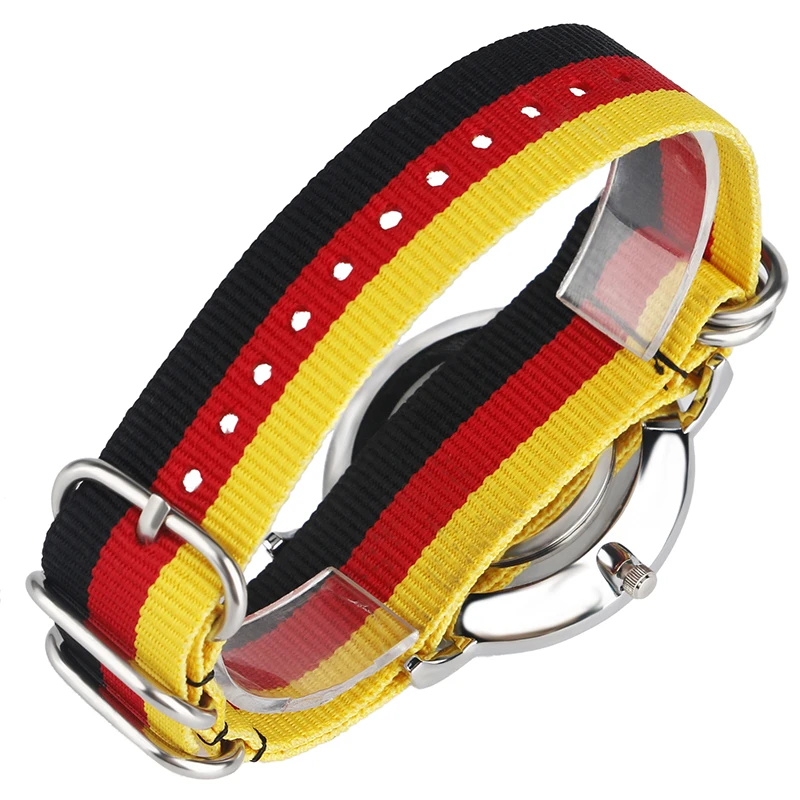 

Military Date Display Nylon Band Sport Strap Wrist Watch Quartz Round Dial Men Women Business Modern Brief Hot Fashion