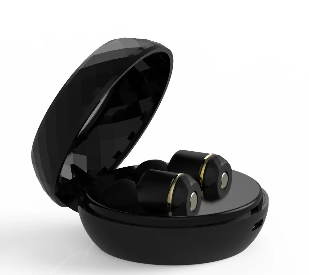 Беспроводной наушники Bluetooth True Музыка короче зарядки больше в режиме ожидания 10 м