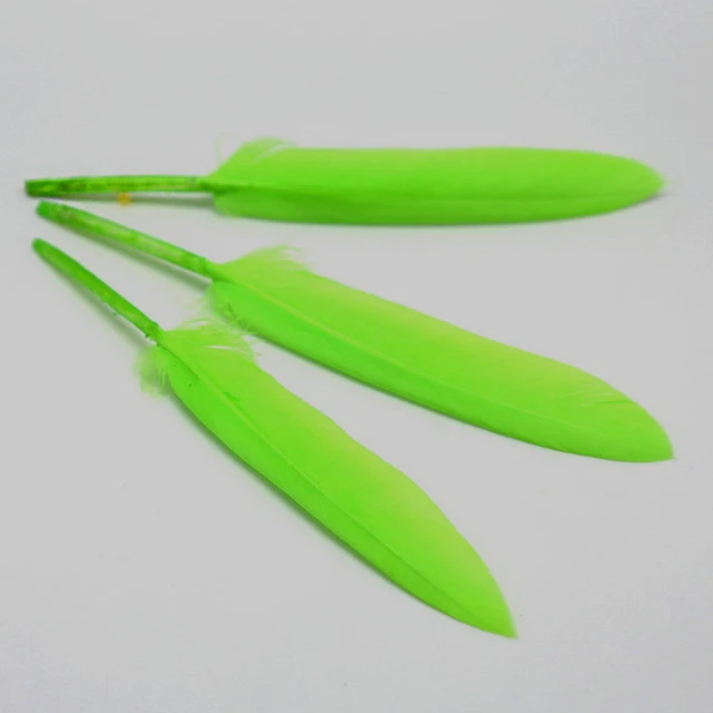 Grass Green Высокое качество 10-15 см 25/50 шт. натуральные гусиные перья утка Шлейфы для поделок в стиле «Ловец снов»; аксессуары для изготовления украшений своими руками украшения - Цвет: Grass Green