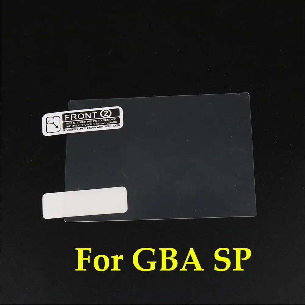 Прозрачная пластиковая защитная пленка JCD для ЖК экрана игровой консоли Gameboy GBA SP