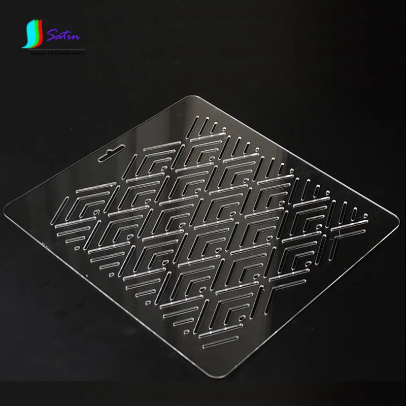 Прозрачный акриловый шаблон большого размера для подушек сделай сам шитья Sashiko