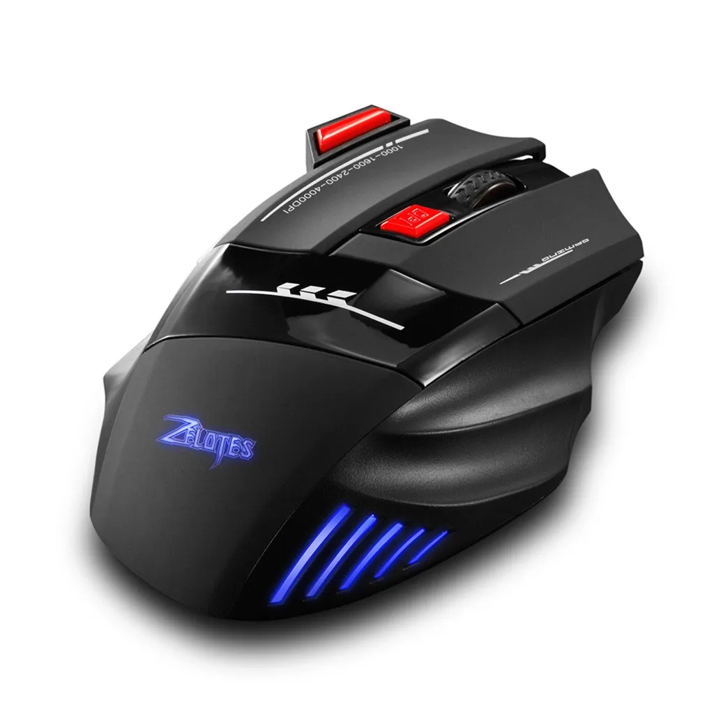 VOBERRY Zelotes 2 4G зарядка игровая мышь USB приемник 30 м беспроводное соединение 4000
