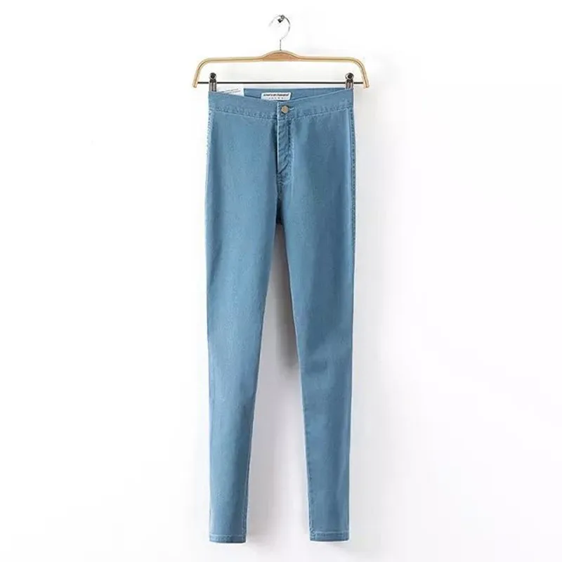 

Danjeaner Slim Jeans For Women Skinny High Waist Jeans Woman Blue Denim Pencil Pants Stretch Waist Women Jeans Black Pants
