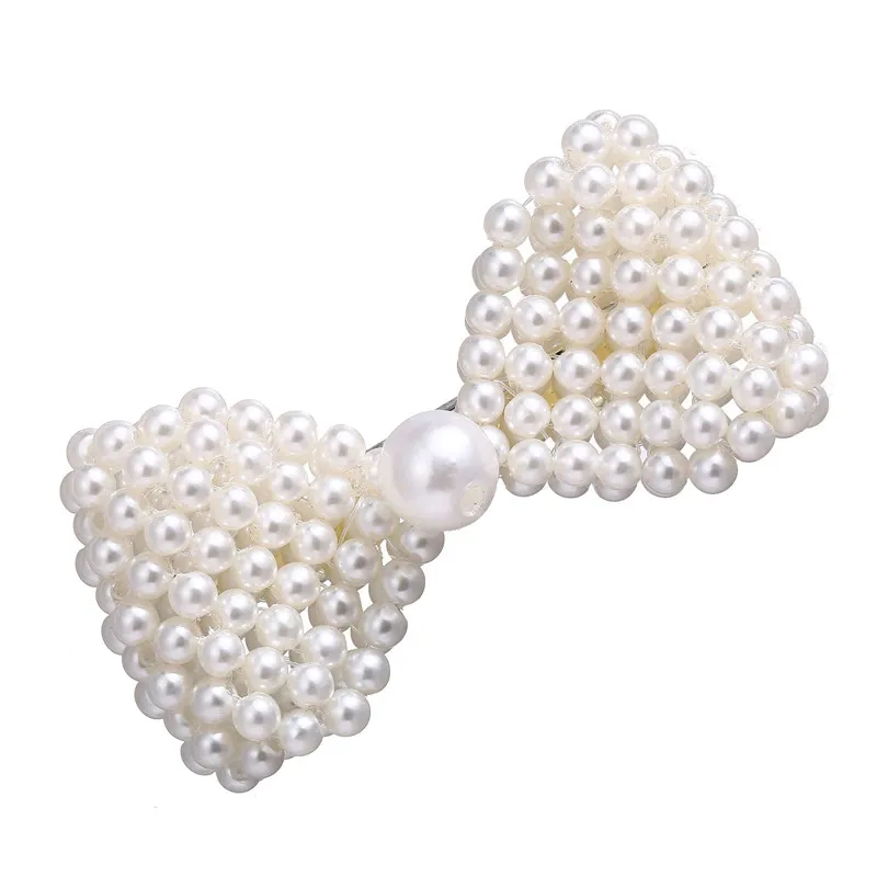 

New Fashion Pearl Hair Clip for Women Elegant Korean Design Pearl Metal Hair Clips Hairpin Hair Styling Accessories