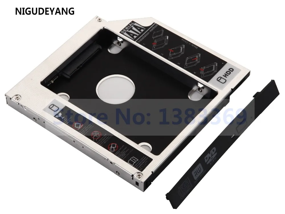 NIGUDEYANG 2nd второй жесткий диск HDD SSD IDE/SATA оптического устройства Caddy рамка лоток для