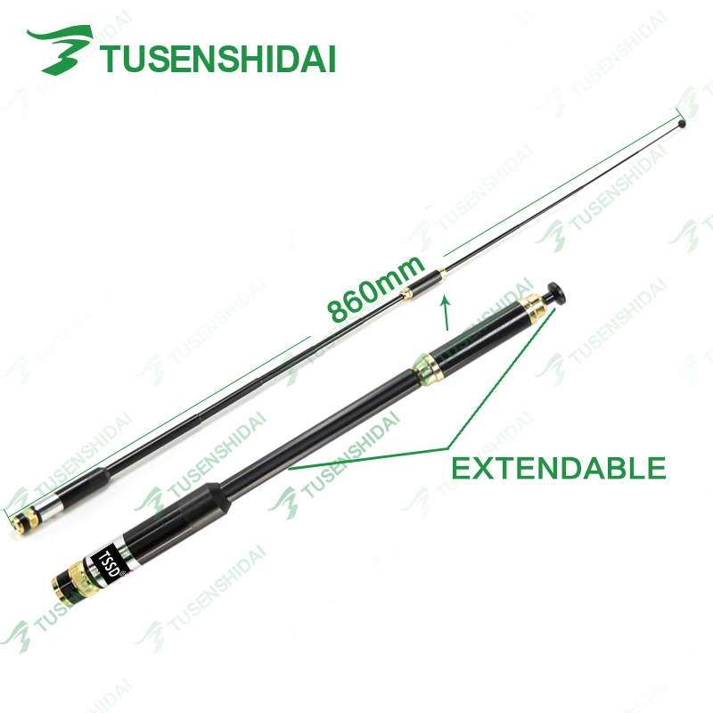 Новое поступление TXS-800(AL-800) антенна двухдиапазонная VHF UHF телескопическая антенна