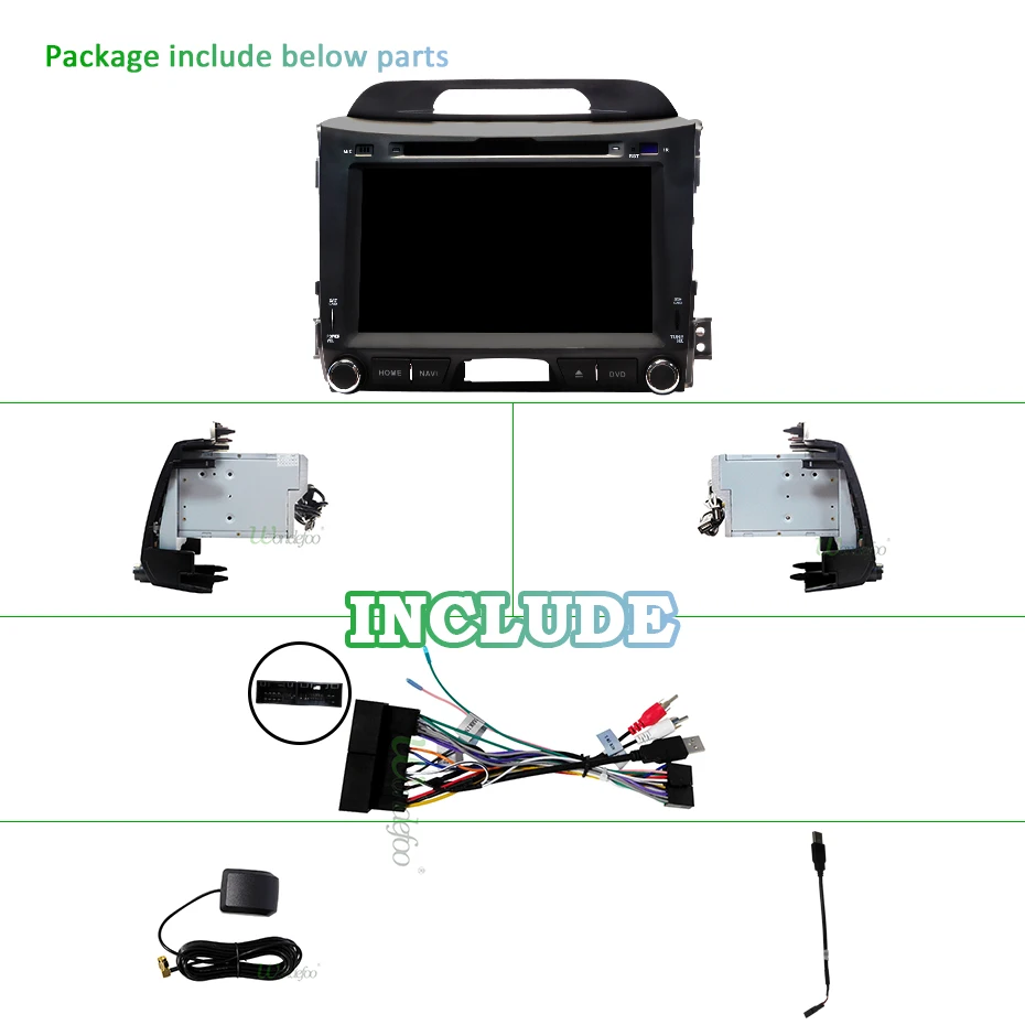 DSP ips AV выход 4G 64G Android 9,0 автомобильный dvd-плеер для KIA sportage 2011- gps Навигация стерео экран радио приемник аудио