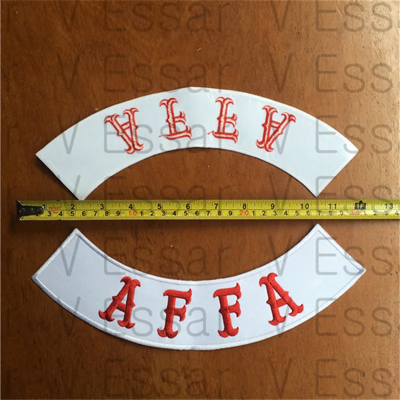 Нашивки AFFA с вышивкой на нижней части куртки 30x7 см|embroidery patch|patches for jacketspatches patches |
