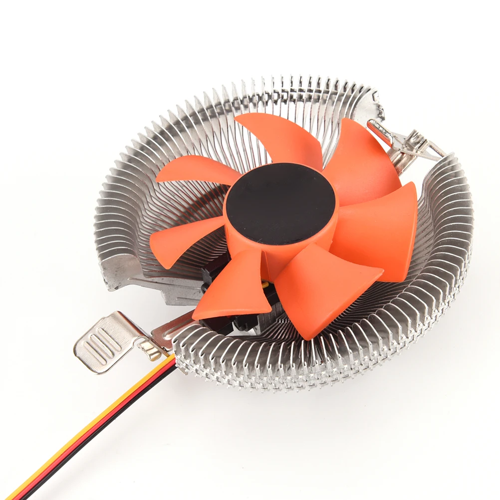 

Practical New Rotation CPU Cooling Heatsink CPU Cooler Radiator Cooling Heatsink For Intel LGA 775 Fans Cooling High Speed 2017