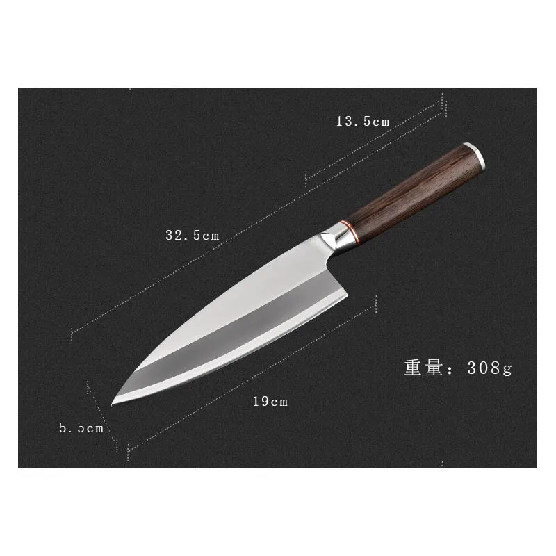 style 2 1 шт. 308 г кухонный нож звезда шеф-повара 375 г нож для рыбы - Цвет: style 2