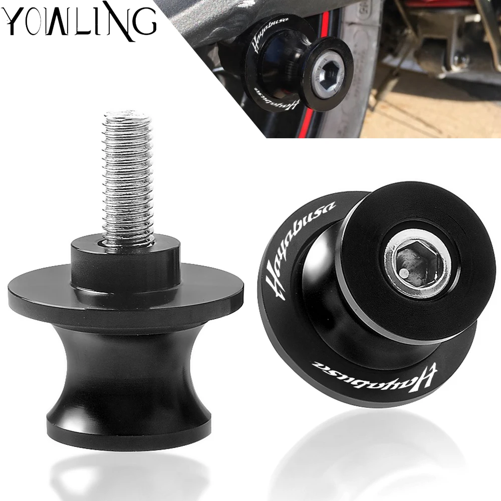 

Motorbike Swingarm Sliders Spools 8MM For Suzuki HAYABUSA GSXR1300 1999-2107 Motorcycle Rear Swing Arm Protector Stand Screws m8