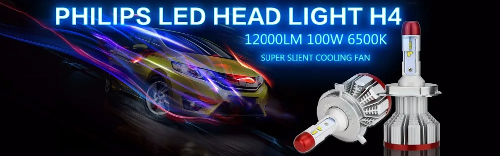 Zdatt зэс H4 LED H7 H8 H9 H11 H1 H3 светодиодные лампы 9005 HB3 9006 HB4 фар 12000Lm света автомобиля canbus 12 В туман лампа автомобилей 6500 К автомобиль