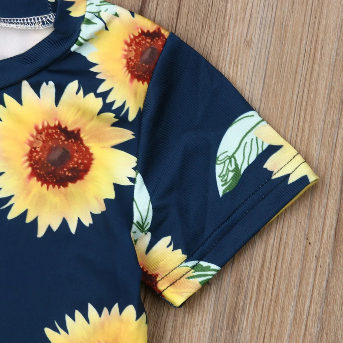 2Pcs Toddler Infant Baby Girl Kid T-shirt Top + Wide Leg Pants Clothes Outfit | Мать и ребенок
