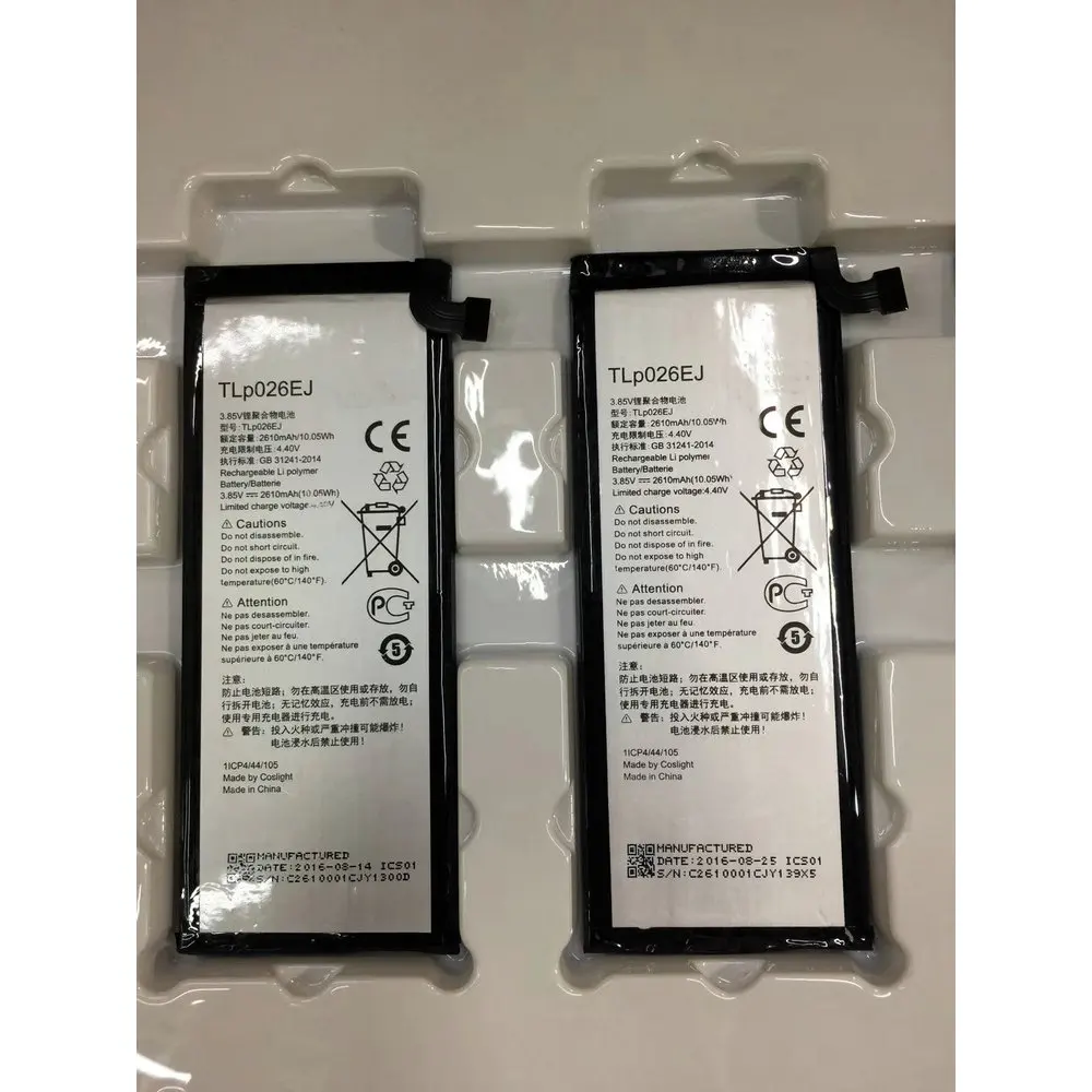 Высококачественный аккумулятор 2610 мАч TLp026EJ для смартфона Alcatel idol 4 OT6055 6055 6055K 6055B
