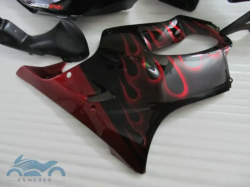 Обтекатели ABS для HONDA CBR600 F4i 04-07 CBR 600F CBR600F4I 2004-2007 красное пламя кузова мотоцикла |