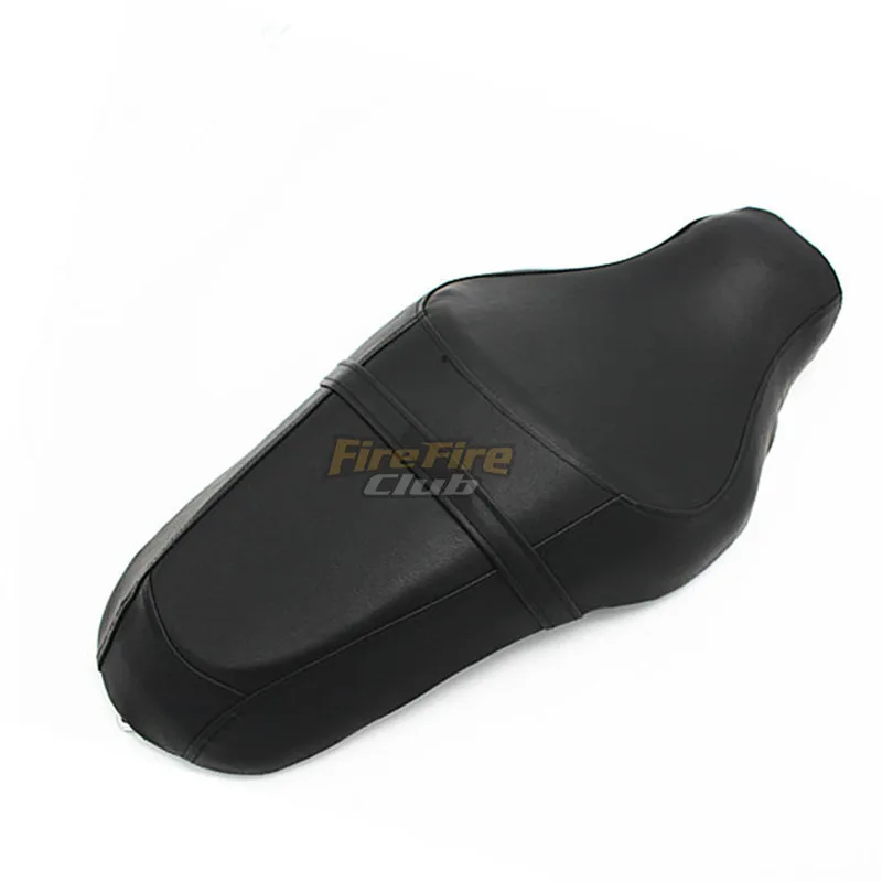

Motorbike Driver Rear Passenger Tour Seat Cushions 2 up Saddle Seats Front Cushion Pad for Harley Sportster XL883 XL1200 N Black
