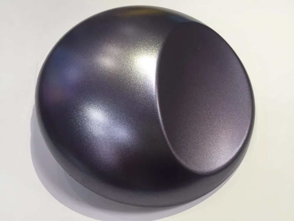 Виниловая Автомобильная оболочка с серой атласной хромированной металлической