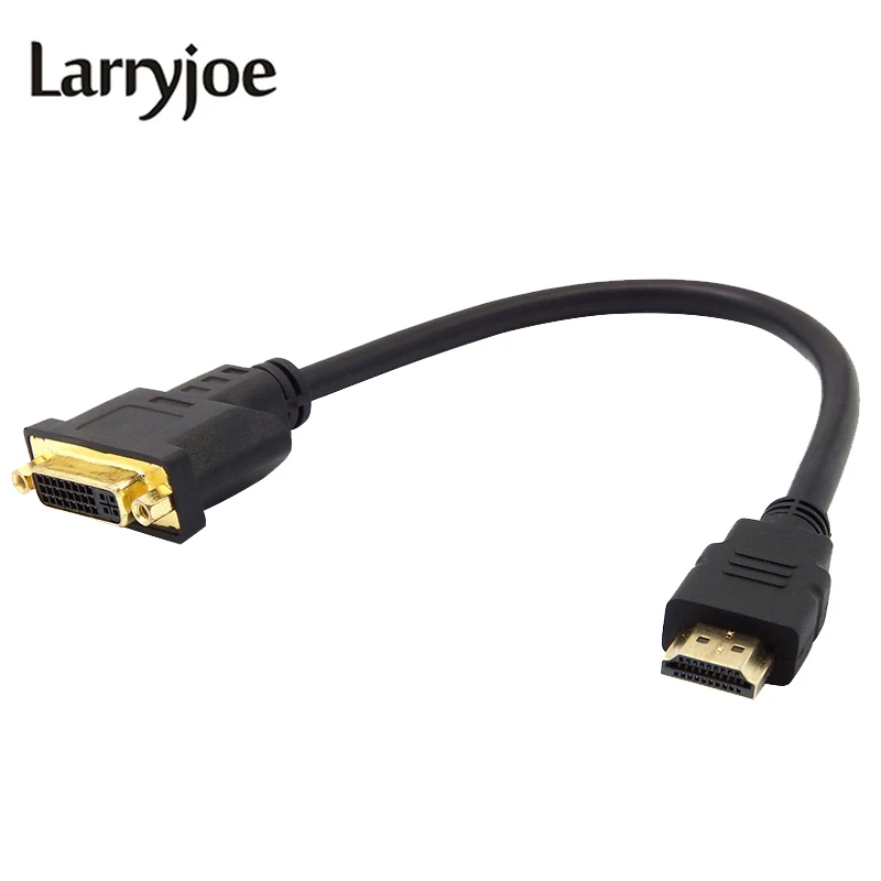 Совместимому с HDMI/DVI 24 + 5 адаптер Папа мама кабель совместимому HDMI к DVI D удлинитель