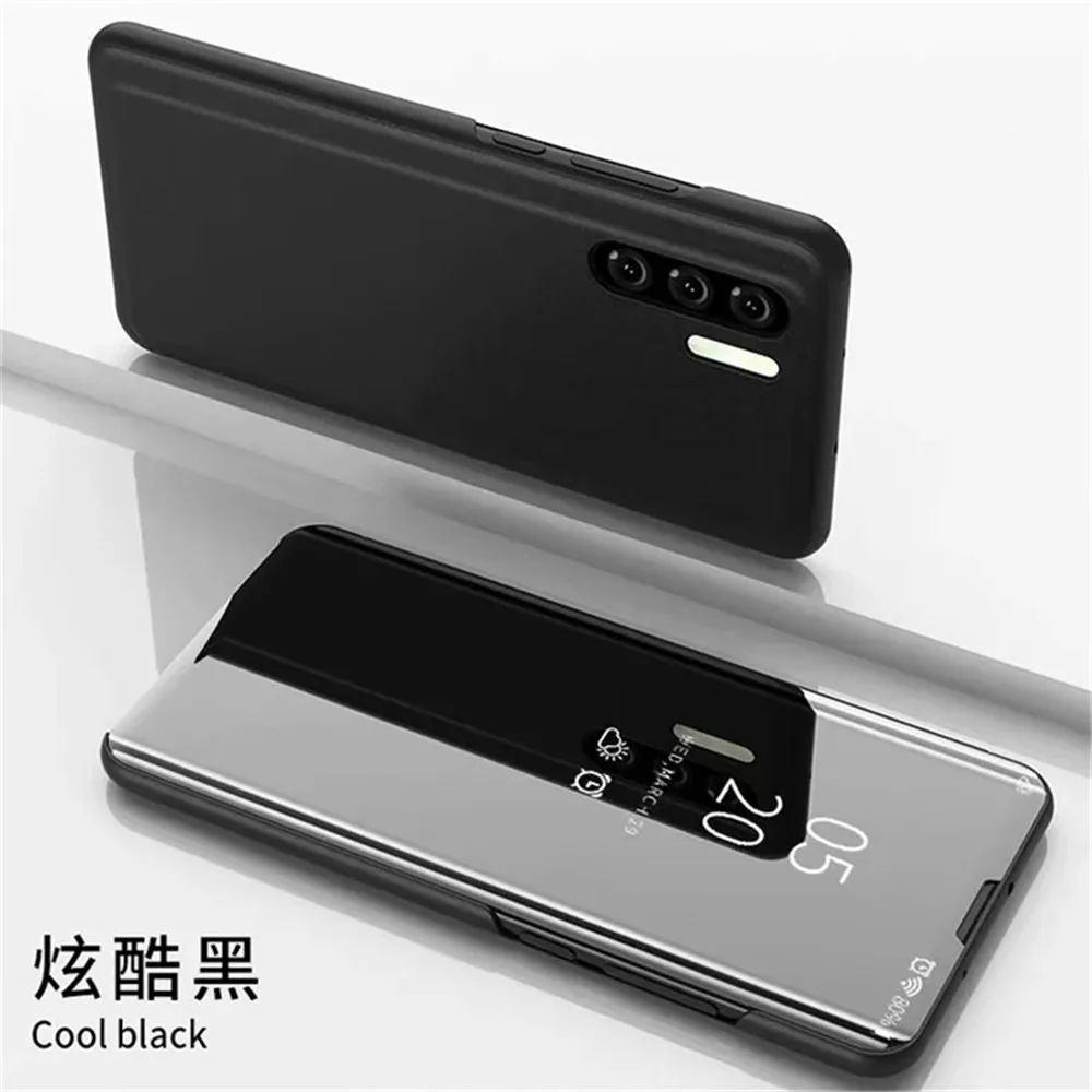 Модный умный откидной зеркальный чехол для телефона для iPhone 11 Pro MAX 7 8 6 6s Plus XS MAX XR X для samsung S8 S9 S10e Plus Note 8 9 10 Pro